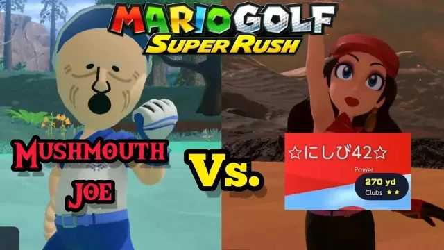 Mario Golf Super Rush: Joe vs Random Online Player #1