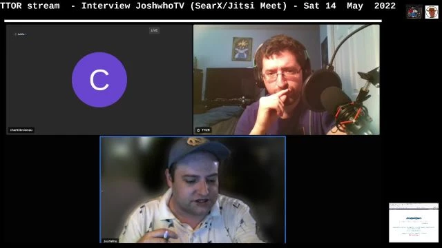 TTOR Stream - Interview Josh about SearX and Jitsi Meet