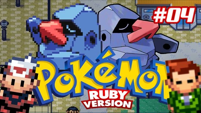 Pokémon Ruby #04 - Primeira Líder do Ginásio, Roxanne. | (Gameplay em português do Brasil).