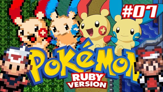 Pokémon Ruby #07 - Rotas, a Casa de Truques & May! | (Gameplay em portugues do Brasil).