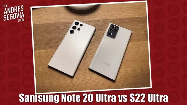Samsung Galaxy Note20 Ultra vs Galaxy S22 Ultra Comparison Test!