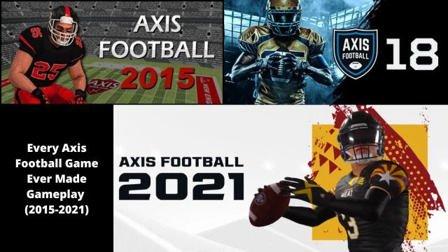 Every Axis Football Game Ever Made Gameplay (2015-2021)