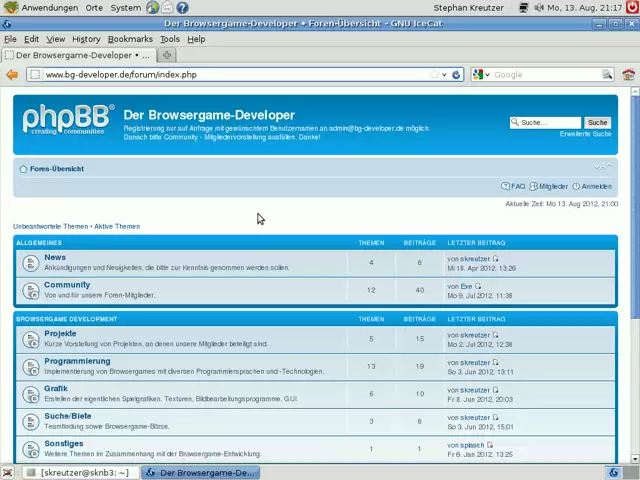 Grundlagen Browsergame-Programmierung: Teil 4 - Client-/Server-Konzept, lokaler Webserver