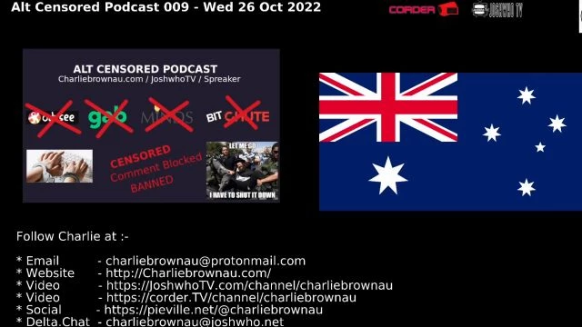 Alt Censored Podcast 009 - Wed 26 Oct 2022