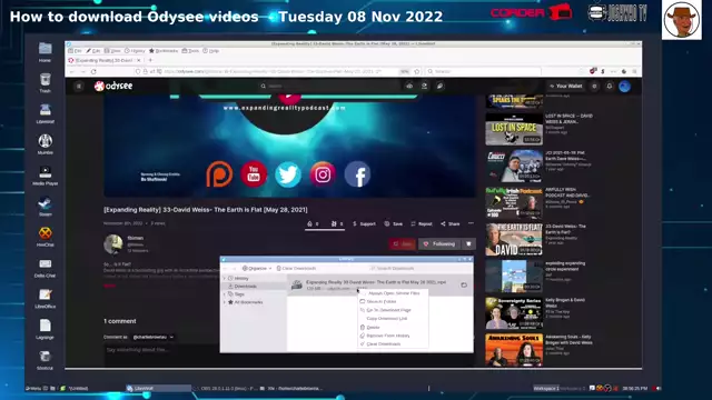 Tech Tutorial - How to download Odysee clips - 08 Nov 2022