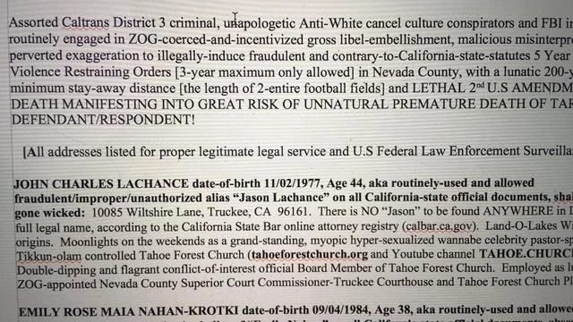 Anti-White ZOG Fraudsters, Libelers, and Perjurers who NEED to be Prosecuted under Federal RICO Act!