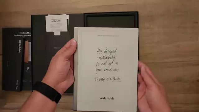 My Unboxing And Initial Impressions Of The reMarkable 2 e-Ink Paper Tablet!
