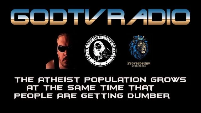 Brett Keane,  ProverbsGuy, Atheist Population & America's Stupidity Both Increasing | GodTVRadio