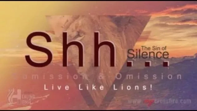 Shh...The Sin Of Silence | Crossfire Healing House