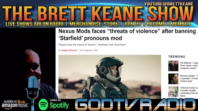 #starfield Nexus Pronouns Banned Hypocrisy Drama By Brett Keane