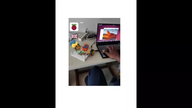 Raspberry Pi  Keyboard controlled  robot(using ORB parts) ENg dub