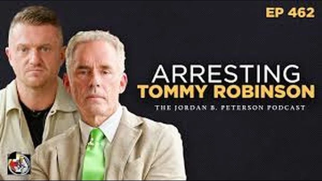 YouTube banned Jordan Peterson interview /w Tommy Robinson